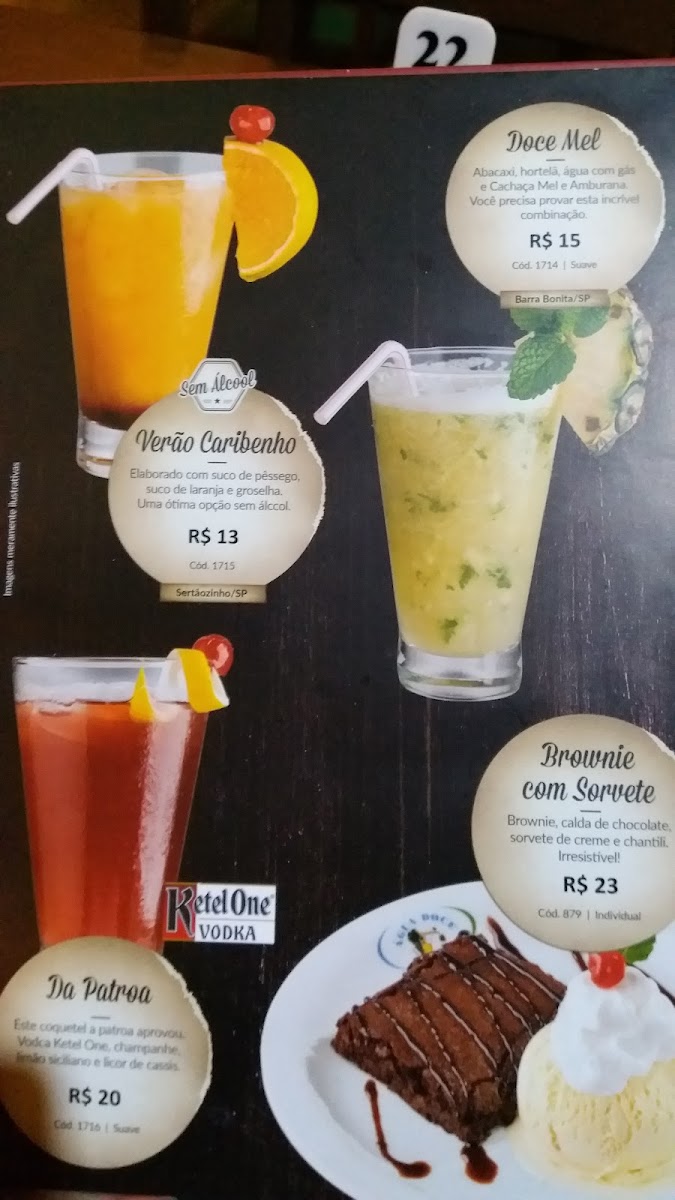 Menu Água Doce Cachaçaria - Barretos-2